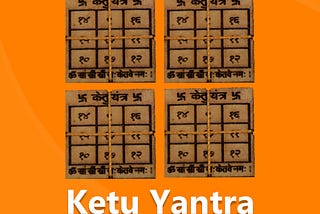 Ketu yantra is to please planet ketu and helps in removing the maletic effects arising out
