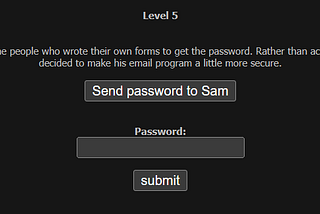 HackThisSite Basic Challenge Level 5