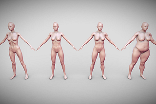 (FREE PRODUCT) Female Body Base Mesh 3D Modeling Kit