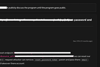 Account Takeover: Exploiting Insecure Password Reset Logic for $3000