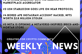 WEEKLY NEWS