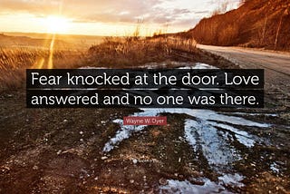 There are no “quick fixes” or short cuts to a happy life.