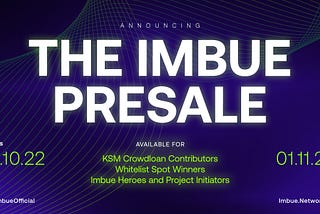 Counting Down to Imbue’s Private Token Sale ⏱