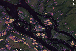 Orthophoto segmentation for outcrop detection in the boreal forest