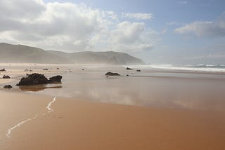 Author’s favourite beach — Praia do Amado, Portugal