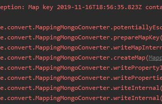 MongoDB map keys with dots in Spring Data