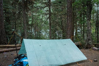 How to Set Up a Tarp in the Woods