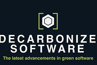 Decarbonizing Software