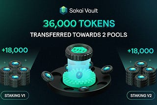 Allocation of 36,000 SAKAI Tokens Towards Staking Pools V1 and V2