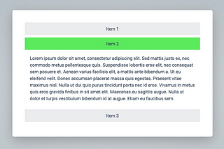 Lets build a CSS-only Accordion Three Ways