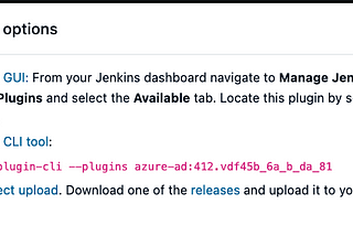 CI: Configuring Jenkins to support Azure Active Directory (AD)