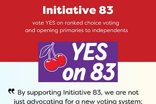 Erin Palmer endorses Initiative 83 — vote YES on ranked choice voting and opening primaries to independents. “By supporting Initiative 83, we are not just advocating for a new voting system, we are endorsing a future where more voices are heard and represented.”