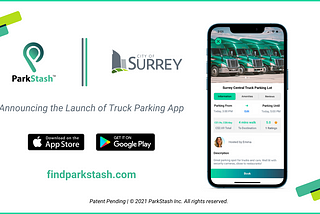 ParkStash joins forces with City of Surrey to help with Truck Parking