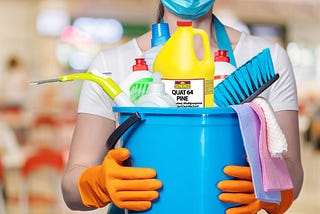 Add germicidal disinfectants as your trusted cleaning supply