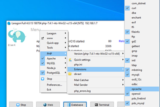 Laragon setup series Part 4 “Add php extensions on Laragon” .