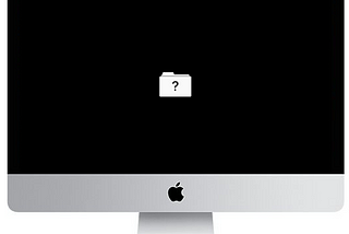 iMac stuck at flashing question mark sign