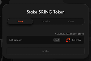 New Staking Season!