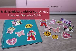 making stickers with cricut