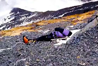 Sleeping beauty of Mount Everest