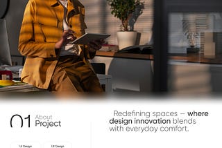 Rimora — Interior Business Landing Page UI Design