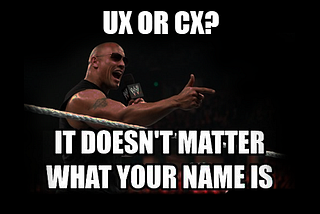WWE Wrestler the Rock shouting “It doesn’t matter what your name is!”