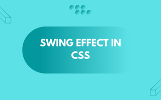 Swing Effect in CSS