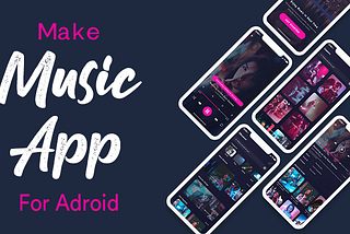 How to make a music app for android?