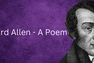 Richard Allen — A Poem