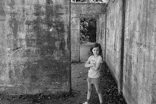 Rainbow Kid at age 7, taken on that fateful camping trip.