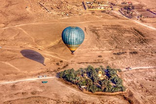 Floating Above the Valley of the Kings