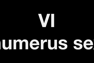 VI. Wake up more empty every day