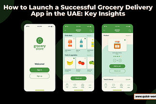 grocery delivery app development UAE