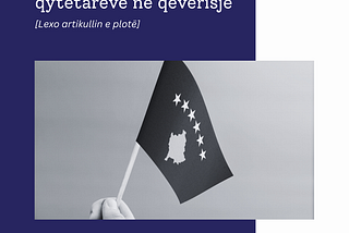 Proceset transparente të konsultimeve publike — mundësi për përfshirjen e qytetarëve në qeverisje