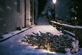 Death by Christmas Tree… Almost