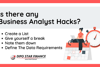 Is there any Business Analyst Hacks?