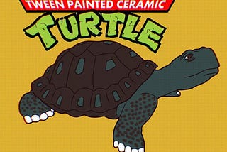 Folderol | Tween Painted Ceramic Turtle