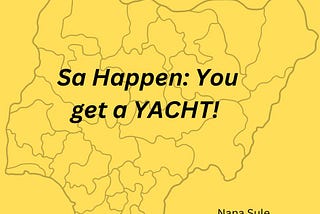 Sa Happen: You get a YACHT!