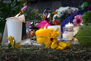 A memorial for victims of the Christchurch Mosque shooting in New Zealand.