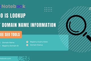 Online Free Whois Lookup Tool — Rank Notebook