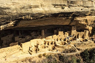 View of Mesa Verde cliff dwelling