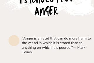 Defining Anger