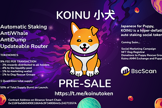 KOINU 小犬 TOKEN