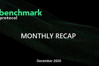Monthly Recap: December in review