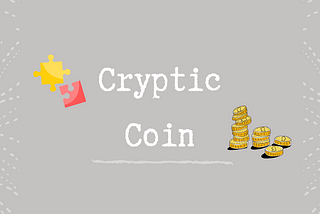 [Poem] Cryptic Coin