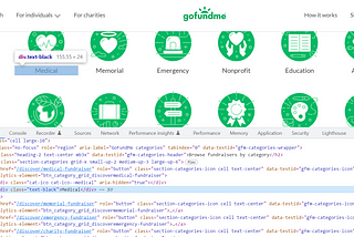 Web Scraping Categories and Fundraisers on GoFundMe using Python