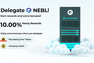 Neblio $NEBL delegation guide by MyCointainer (cold staking)