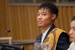 Cayden Brown Speaks on Global Child Rights at United Nations Headquarters