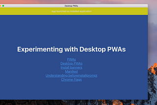 Goodbye Electron, Hello Desktop PWAs