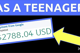 How to make money online as a Teenager