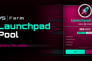 Launchpad Pool: 250% APR + Launchpad access